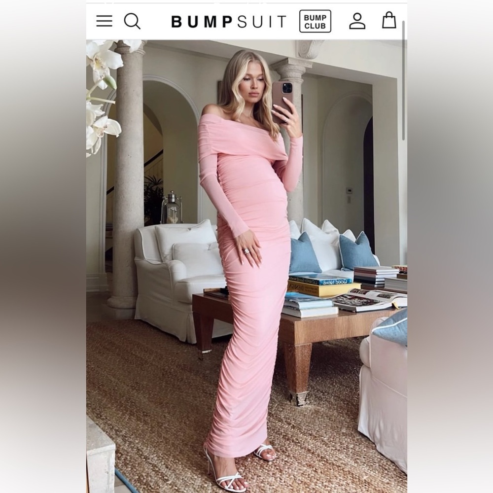 Bumpsuit Pink Mesh Dress
